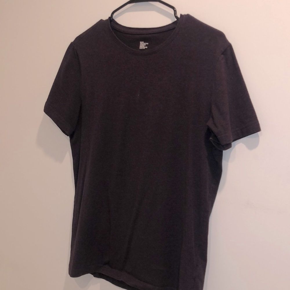 H&M burgundy slim fit T-shirt